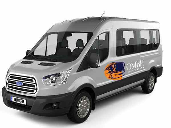 8 Seater Minibus hire with driver | OMBH